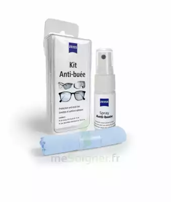 Zeiss Kit Spray Antibuée Fl/15ml + Tissu Microfibres à Hourtin