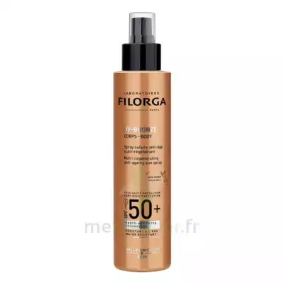 Filorga Uv-bronze Spf50+ Spray Solaire Corps Anti-âge Fl/150ml à Hourtin