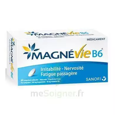 Magnevie B6 100 Mg/10 Mg Comprimés Pelliculés Plaq/60 à Hourtin