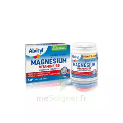 Alvityl Magnésium Vitamine B6 Libération Prolongée Comprimés Lp B/45 à Hourtin