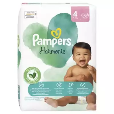 Pampers Harmonie Couche T4 Paquet/36 à Hourtin